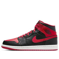 Giày Nike Air Jordan 1 Mid Alternate Bred ‘Flame Red’ DQ8426-060