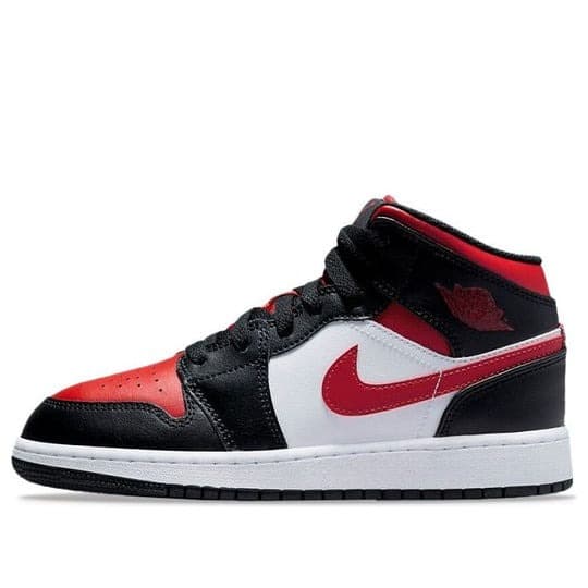 Giày Nike Air Jordan 1 Mid ‘Alternate Bred Toe’ (GS) 554725-079