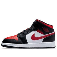 Giày Nike Air Jordan 1 Mid ‘Alternate Bred Toe’ (GS) 554725-079