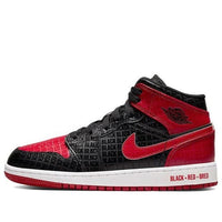 Giày Nike Air Jordan 1 Mid ‘Bred Text’ (GS) DM9650-001