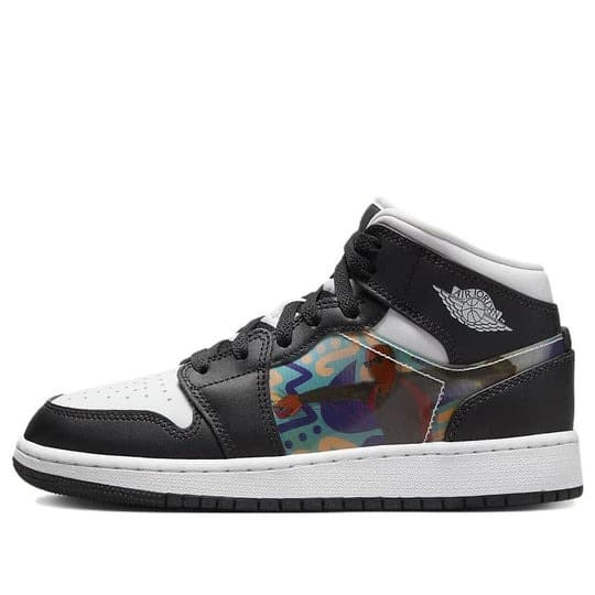 Giày Nike Air Jordan 1 Mid ‘Hologram’ (GS) DR9495-001