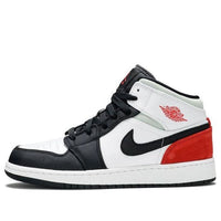 Giày Nike Air Jordan 1 Mid ‘Red Mint’ (GS) BQ6931-100