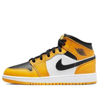Giày Nike Air Jordan 1 Mid ‘Taxi’ (GS) 554725-701