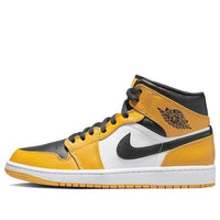 Giày Nike Air Jordan 1 Mid ‘Reverse Yellow Toe’ 554724-701