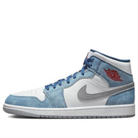 Giày Nike Air Jordan 1 Mid SE ‘French Blue Fire Red’ DN3706-401