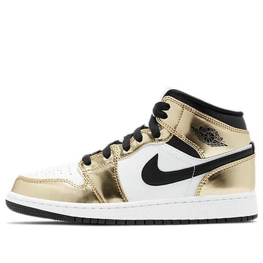 Giày Nike Air Jordan 1 Mid SE ‘Metallic Gold’ (GS) DC1420-700