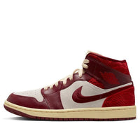 Giày Nike Air Jordan 1 Mid SE ‘Tiki Leaf Team Red’ (W) DZ2820-601