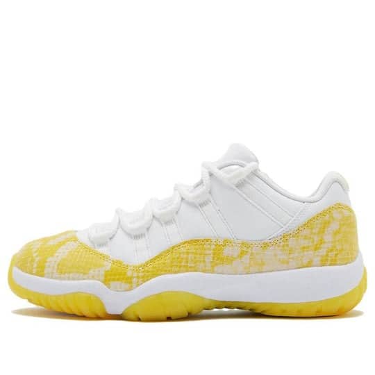 Giày Nike Air Jordan 11 Retro Low ‘Yellow Snakeskin’ (W) AH7860-107