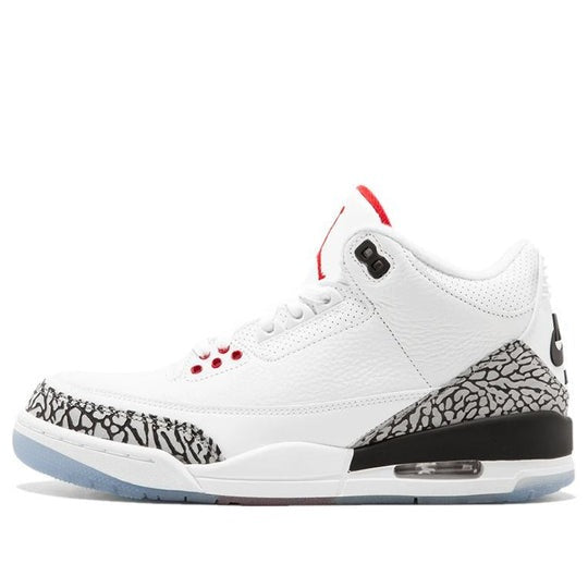 Giày Nike Air Jordan 3 Retro Free ‘Throw Line White Cement’ 923096-101