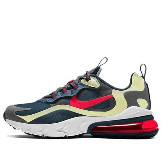 Giày Nike Air Max 270 React ‘Iron Grey Lime Crimson’ (GS) BQ0103-015