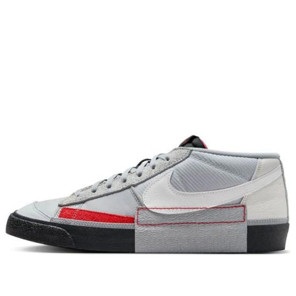 Giày Nike Blazer Low Pro Club ‘Wolf Grey University Red’ FJ3694-002