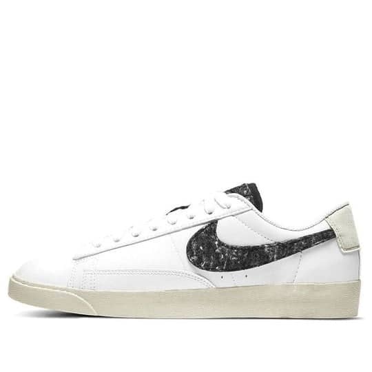 Giày Nike Blazer Low SE ‘Recycled Wool Pack – White Black’ DA4934-100