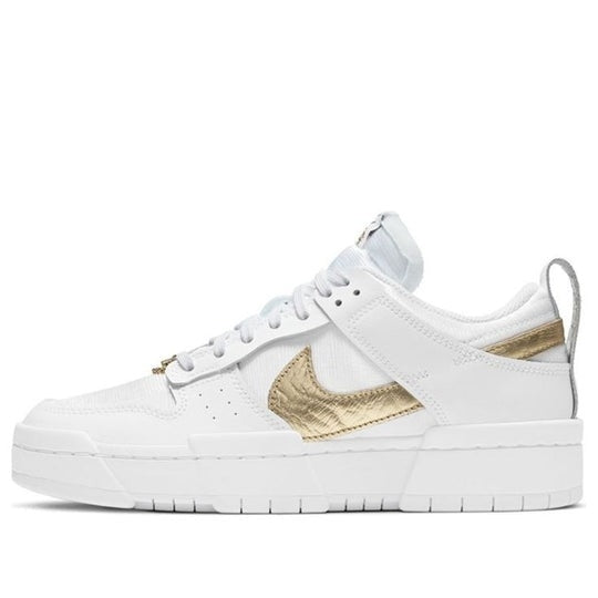 Giày Nike  Dunk Low Disrupt ‘White Metallic Gold’ (WMNS) DD9676-100