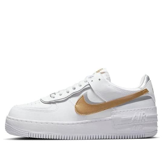 Giày Nike Air Force 1 Shadow ‘White Metallic Gold’ (WMNS) DM3064-100