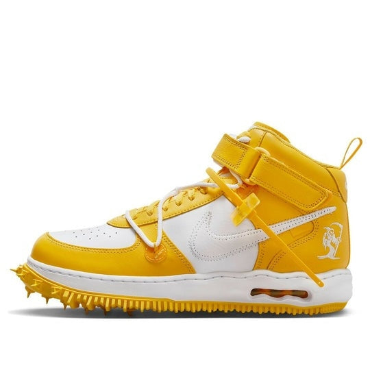 Giày Off-White x Nike Air Force 1 Mid SP Leather ‘Varsity Maize’ DR0500-101