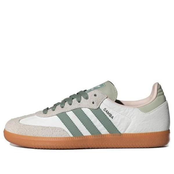 Giày adidas Samba ‘Cloud White Silver Green’ (WMNS) ID0492