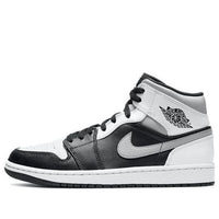 Giày nam Air Jordan 1 Mid Black Smoke Grey 554724-073