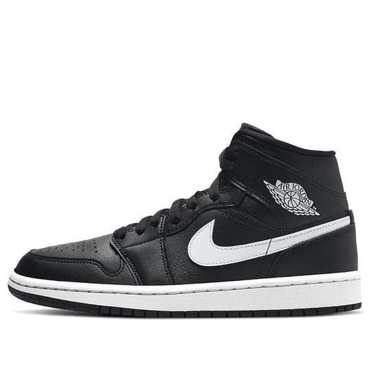 Giày nam Air Jordan 1 Mid ‘Black White’ BQ6472-011