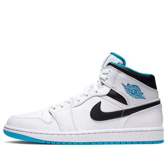 Giày nam Air Jordan 1 Mid Laser Blue 554724-141