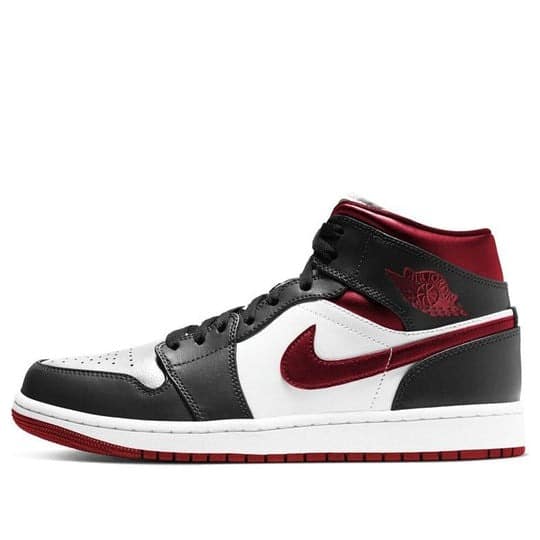Giày nam  Air Jordan 1 Mid Metallic Red 554724-122