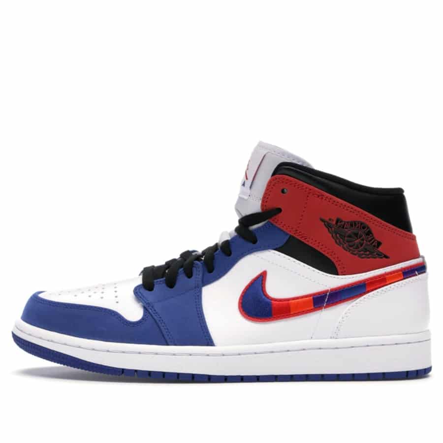 Giày nam Air Jordan 1 Mid Multi Swoosh 852542-146