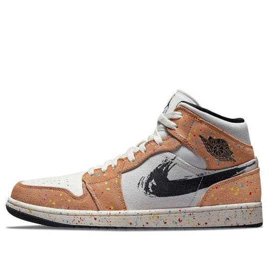 Giày nam Air Jordan 1 Mid SE ‘Brushstroke Paint Splatter’ DA8005-100
