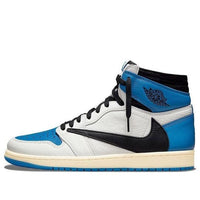 Giày nam Air Jordan 1 x Travis Scott x Fragment Retro High OG ‘Military Blue’ DH3227-105