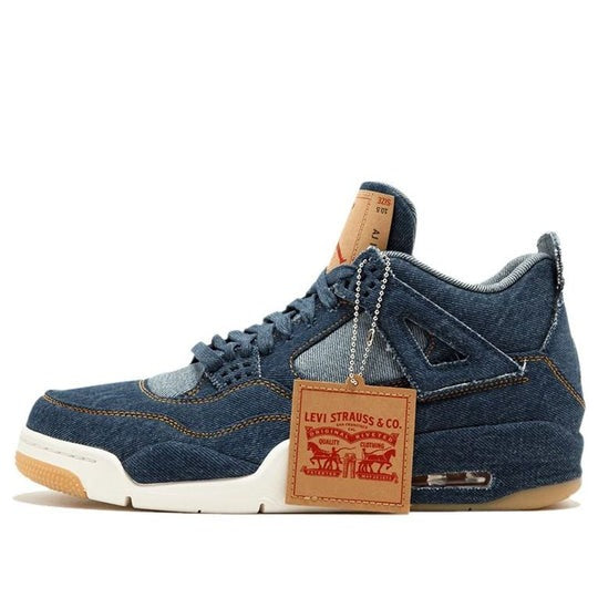 Giày nam Levis x  Air Jordan 4 Navy AO2571-401
