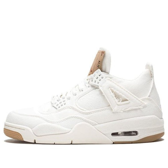 Giày nam Levis x  Air Jordan 4 White AO2571 100