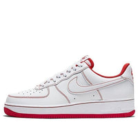 Giày nam Nike Air Force 1 ’07 ‘Contrast Stitch – White University Red’ CV1724-100