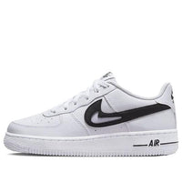 Giày nam Nike Air Force 1 Low ‘Cut Out Swoosh White Black’ (GS) DR7889-100