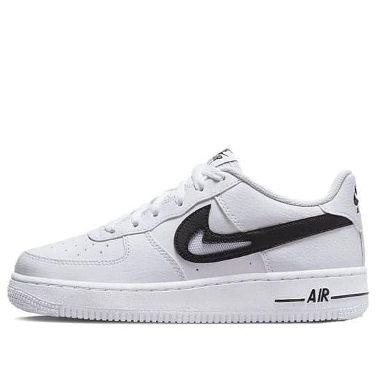 Giày nam Nike Air Force 1 Low ‘Cut Out Swoosh White Black’ (GS) DR7889-100