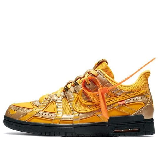 Giày nam Off White x Nike Air Rubber Dunk ‘University Gold’ CU6015-700