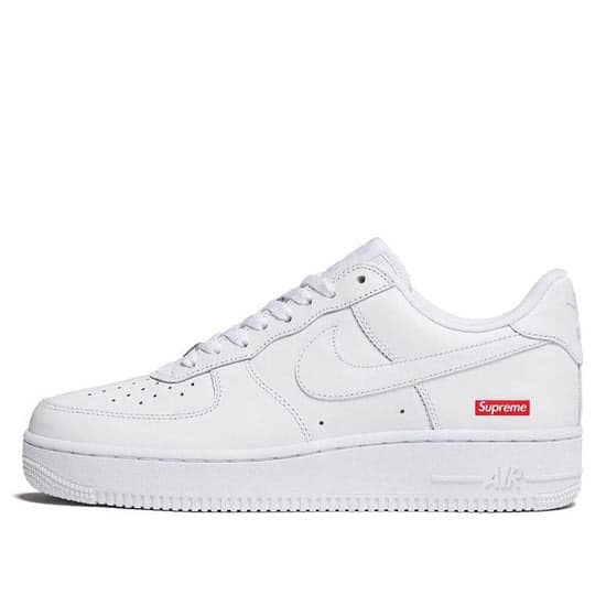 Giày nam Supreme x Nike Air Force 1 Low White CU9225-100