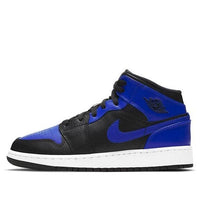 Giày nữ Air Jordan 1 Mid Hyper Royal (GS) 554725-077