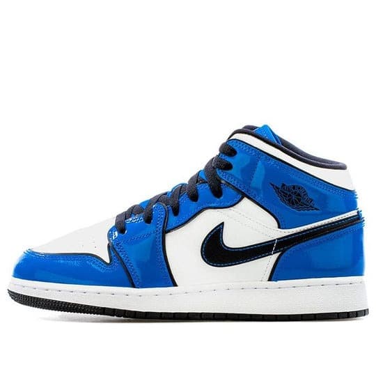 Giày nữ Air Jordan 1 Mid Signal Blue BQ6931-402