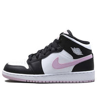 Giày nữ Air Jordan 1 Mid ‘White Black Light Arctic Pink’ 555112-103