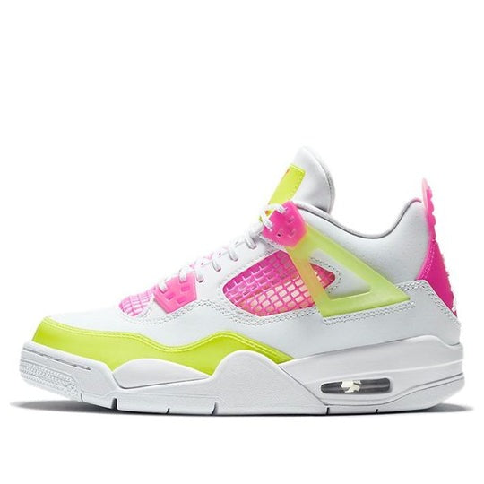 Giày nữ Air Jordan 4 Retro ‘Lemon Venom’ (GS) CV7808-100