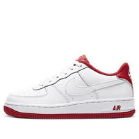 Giày nữ Nike Air Force 1 ‘White University Red’ (GS) CD6915-101