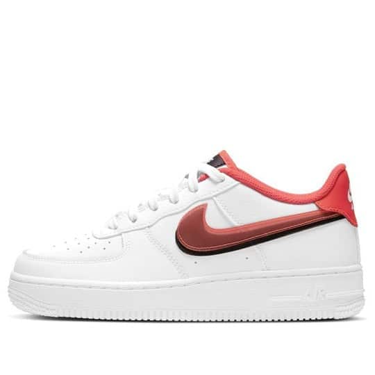 Giày nữ Nike Air Force 1 LV8 ‘Double Swoosh – Bright Crimson’ (GS)  CW1574-101