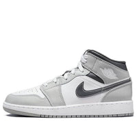 Giày nữ Nike Air Jordan 1 Mid ‘Light Smoke Grey’ (GS)  554725-078