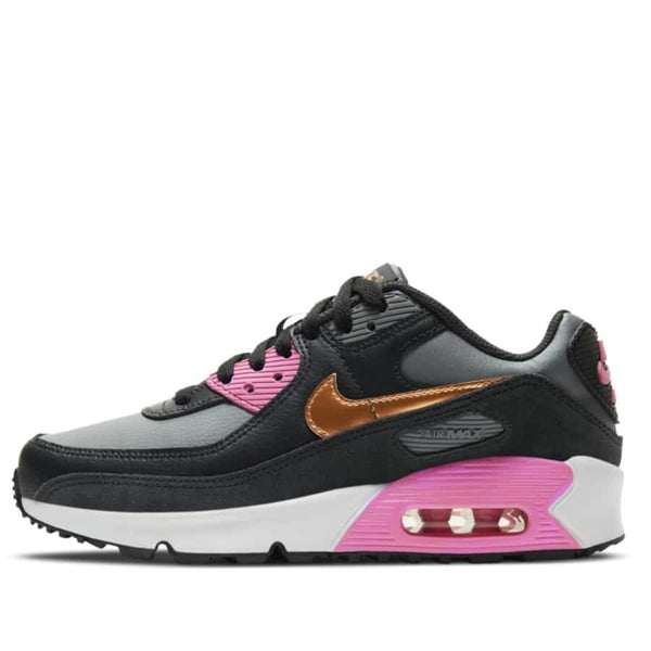 Giày nữ Nike Air Max 90 Leather  ‘Grey Copper Pink’ (GS)  CD6864-025