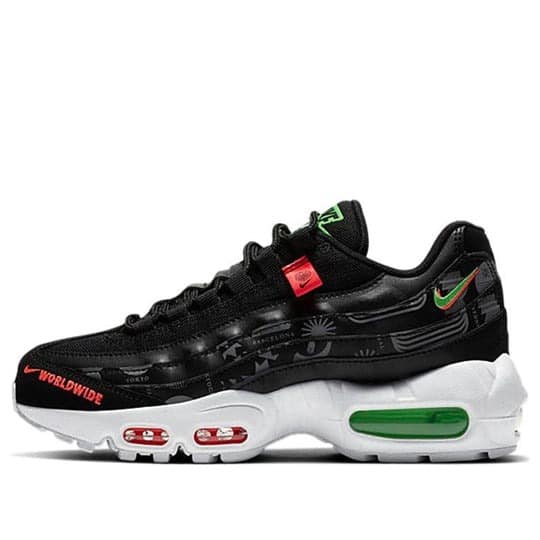 Giày nữ Nike Air Max 95 Recraft SE ‘Worldwide – Black’ (GS)  CV7623-001