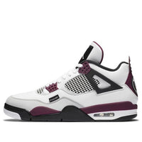 Giày nữ PSG x Jordan 4 White Neutral Grey Bordeaux CZ5624-100