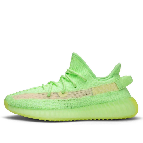 Giày nữ Yeezy Boost 350 V2 Glow In The Dark Green EG5293