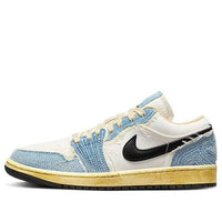 Giày Air Jordan 1 Low SE WRMK ‘Sashiko Denim’ FN7670-493