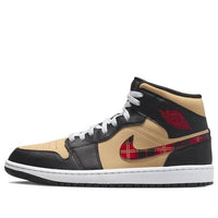 Giày Air Jordan 1 Mid SE ‘Tartan Swoosh’ DZ5329-001