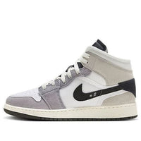 Giày Air Jordan 1 Mid SE Craft ‘Inside Out – Cement Grey’ (GS) FD9091-002