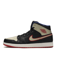 Giày Air Jordan 1 Mid ‘Black Gold Red’ 554724-013