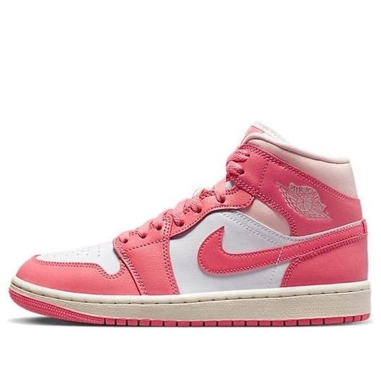 Giày Nike Air Jordan 1 Mid ‘Strawberries and Cream’ (W) BQ6472-186